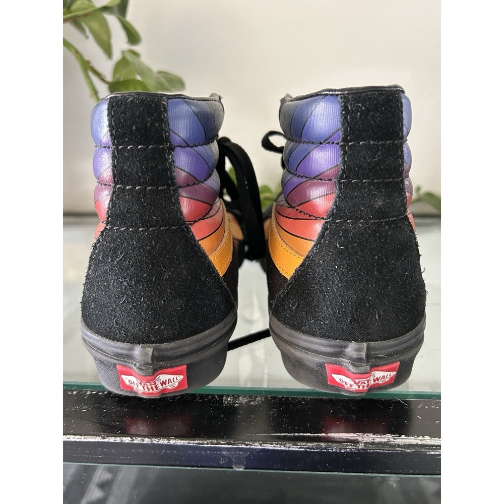 VANS Sk8-Hi Reissue Refract Skate Shoes Men's 5/Women's 6.5 Black Suede Multi - Picture 5 of 9